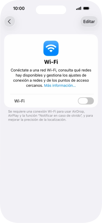Pulsa el indicador junto a 