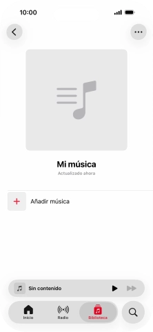 Pulsa Añadir música.