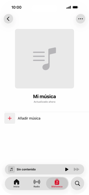 Pulsa Añadir música.