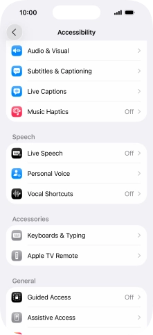 Press the required category below 