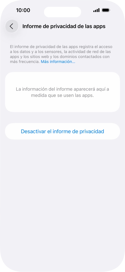 Desliza el dedo hacia arriba desde la parte inferior de la pantalla para terminar y volver a la pantalla de inicio.