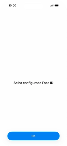 Pulsa OK. Si no has añadido anteriormente un código de seguridad, tendrás que introducir un código de libre elección dos veces consecutivas.