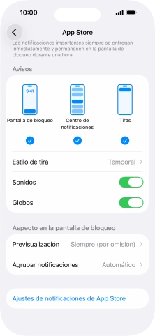 Pulsa Agrupar notificaciones.