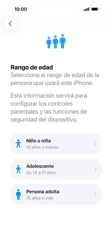Pulsa Persona adulta.