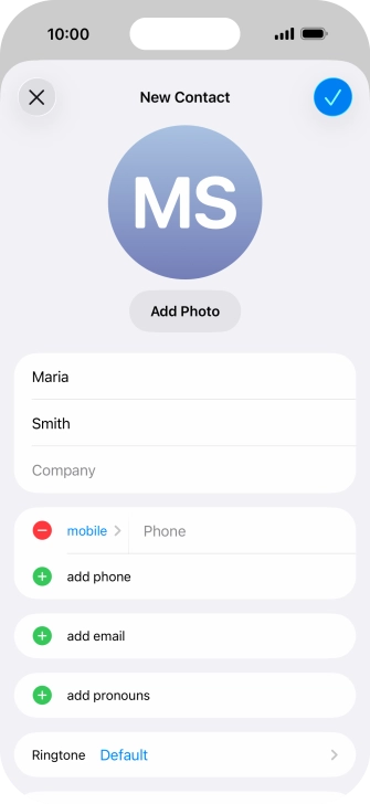 Press Phone and key in the required phone number.