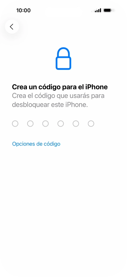 Pulsa Opciones de código.