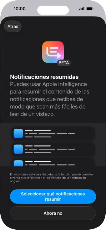 Si activas la función, sigue las indicaciones de la pantalla para seleccionar más ajustes.