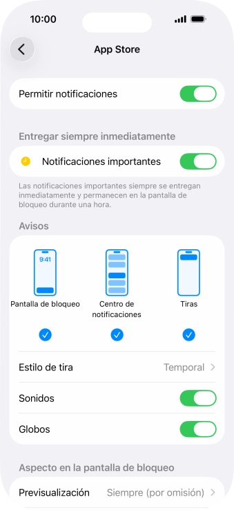 Pulsa el indicador junto a 