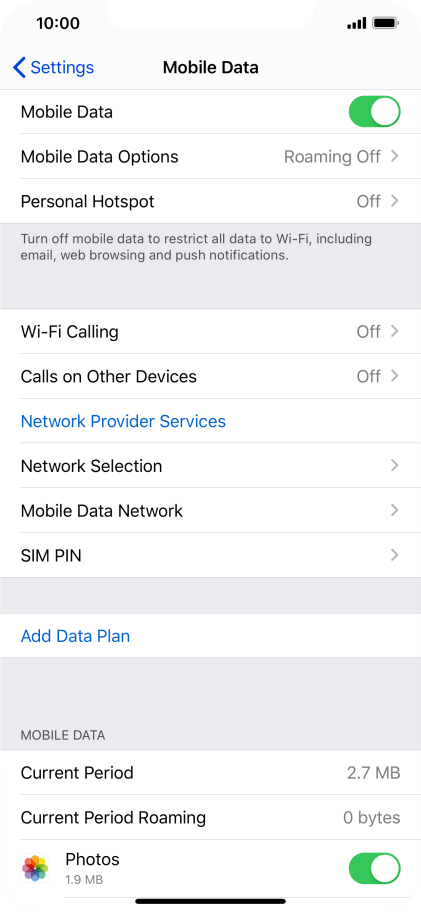 Apple iPhone 11 Pro Max - Turn data roaming on or off | Vodafone Ireland