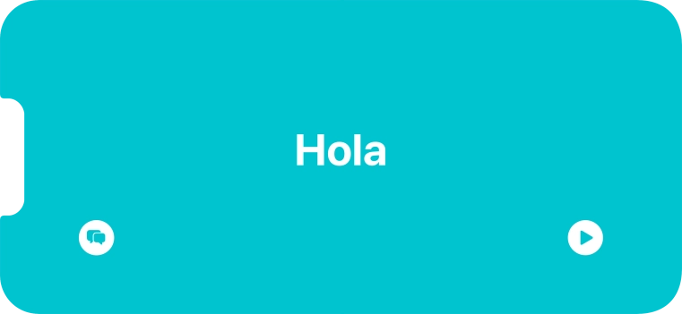 Press the split view icon to go back to display of both languages.