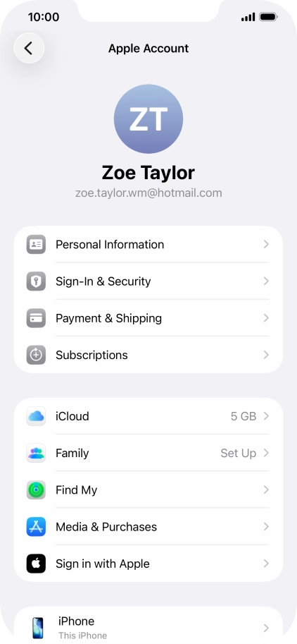Slide your finger upwards starting from the bottom of the screen to return to the home screen.
