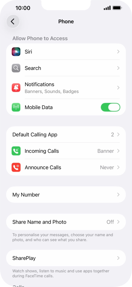 Press Announce Calls.