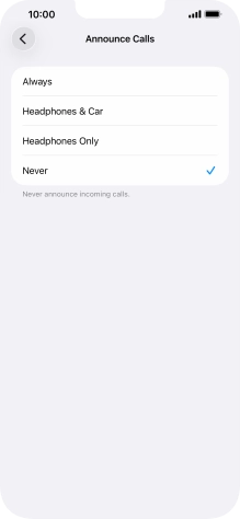 Press Always to turn on the function when silent mode is turned off.