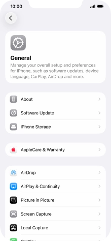 Press Software Update. If a new software version is available, it's displayed. Follow the instructions on the screen to update the phone software.