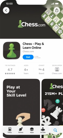 Press Get and follow the instructions on the screen to install the app.