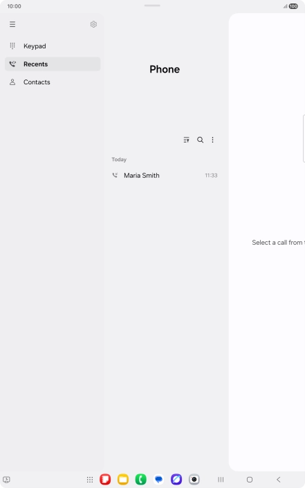 Press the required number.