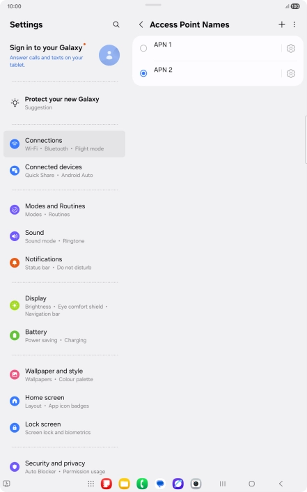 Press the Home key to return to the home screen.