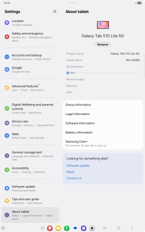 Press Software information.