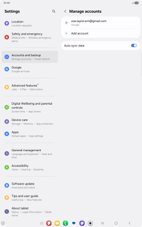 Press the Home key to return to the home screen.