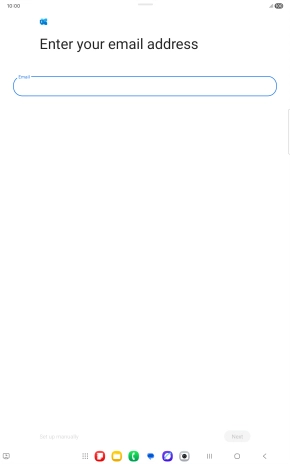 Press the field below 