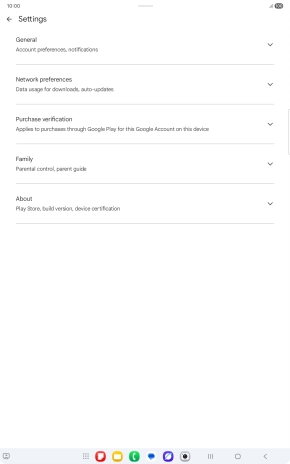 Press Network preferences.