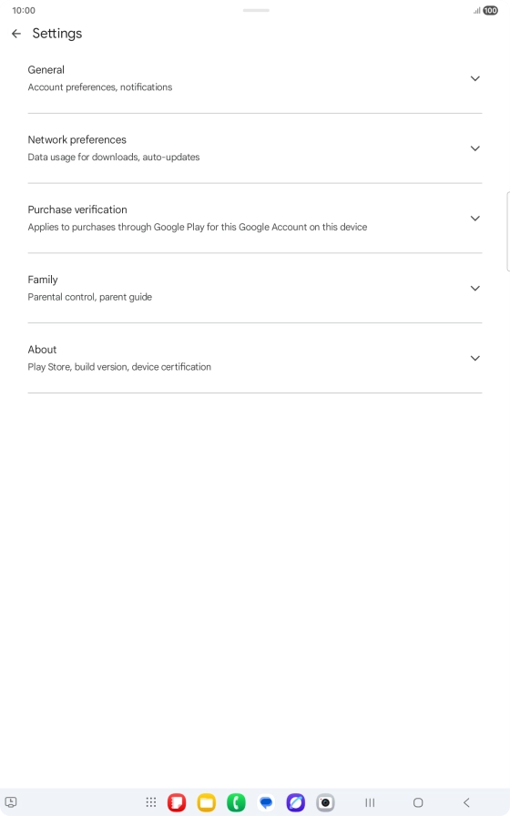 Press Network preferences.