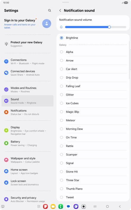 Press the required message tones to hear them.