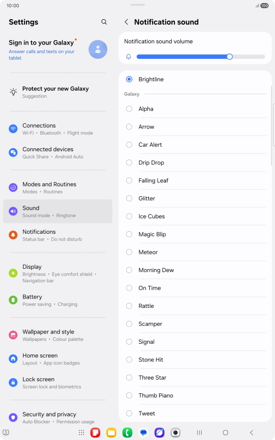 Press the required message tones to hear them.