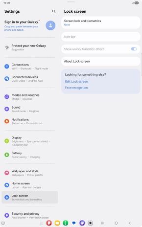 Press the Home key to return to the home screen.