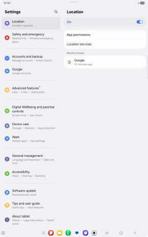 Press App permissions.