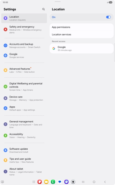 Press App permissions.