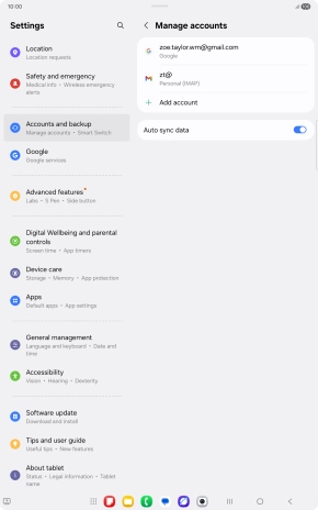 Press the Home key to return to the home screen.