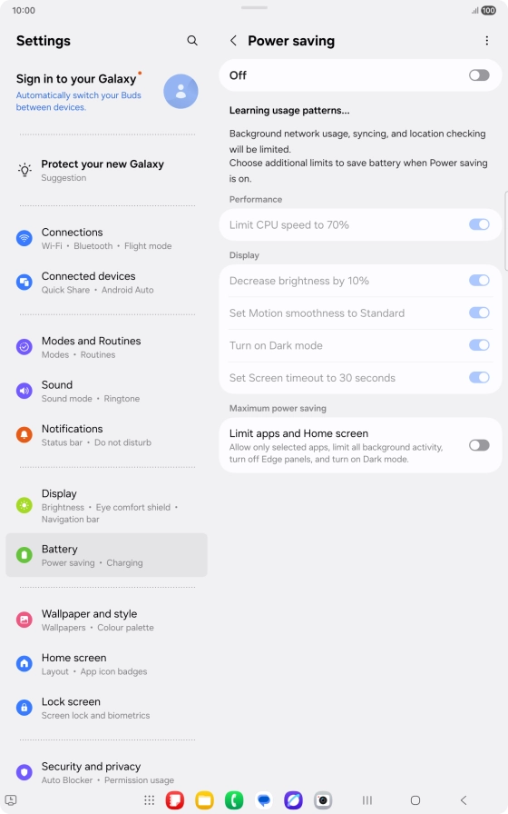 Press the indicator below 