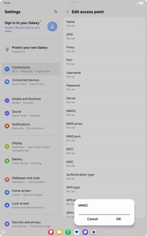Key in http://mms.vodafone.co.uk/servlets/mms and press OK.
