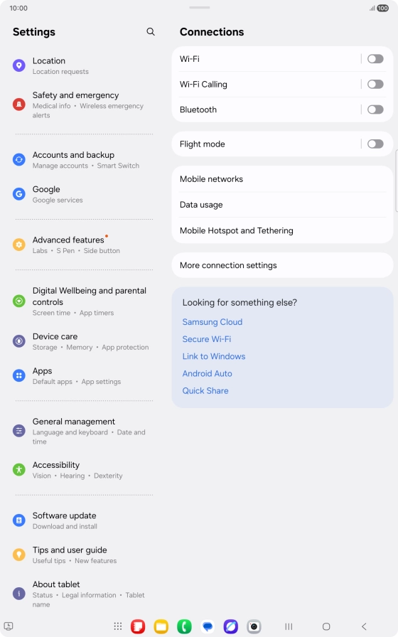Press Accounts and backup.
