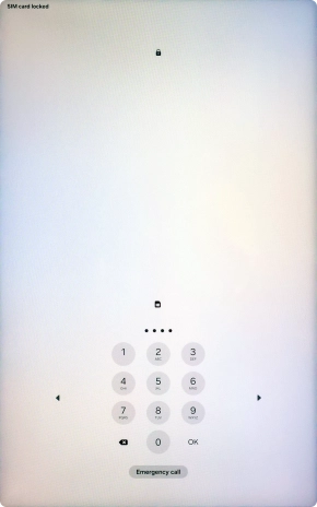 Key in a new four-digit PIN and press OK.