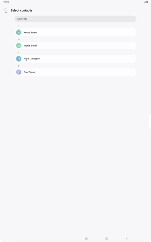 Press the field above 