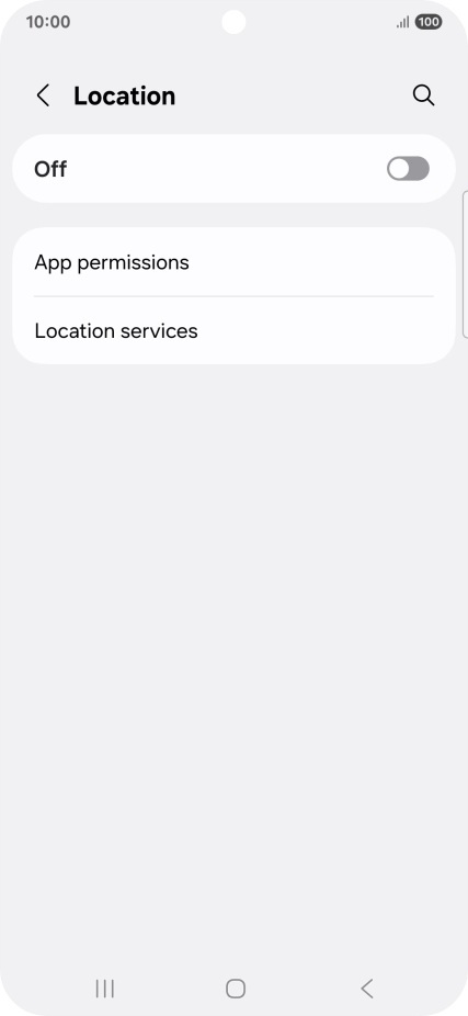 Press the indicator to turn the function on or off.