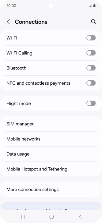 Press Bluetooth.