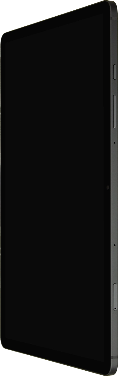 Press and hold the Side key until your tablet is turned on.