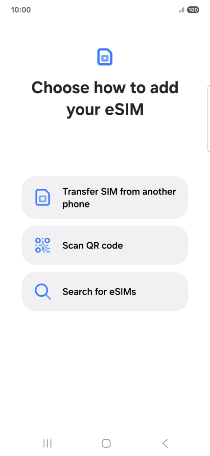 Press Scan QR code.