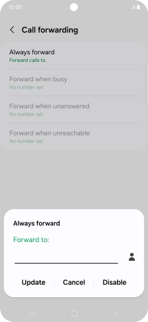Press Disable.