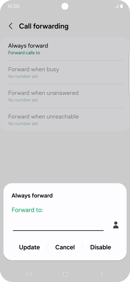 Press Disable.