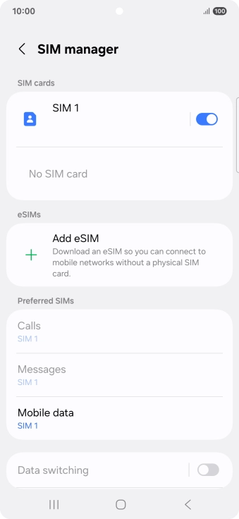 Press Add eSIM.