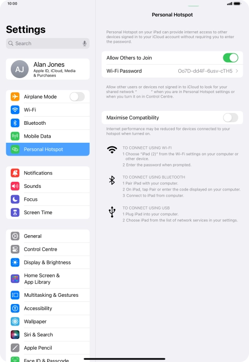 Slide your finger upwards starting from the bottom of the screen to return to the home screen.