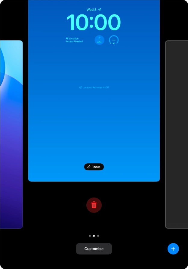 Press the delete icon.