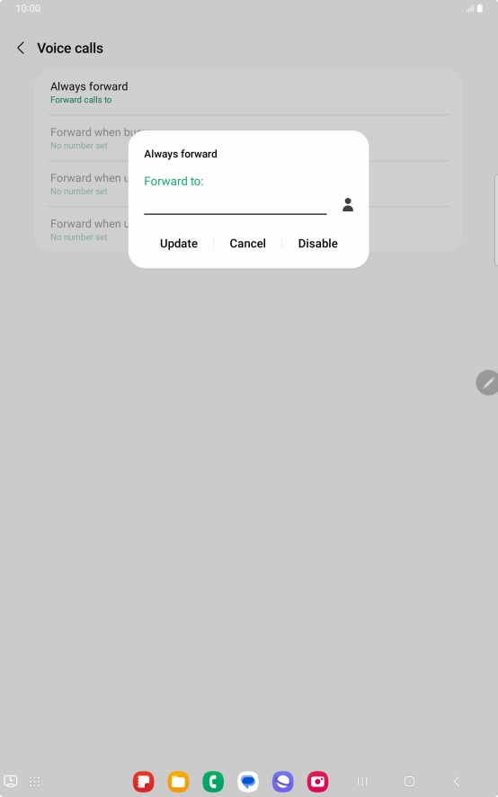 Press Disable.