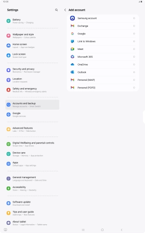 Press Google.