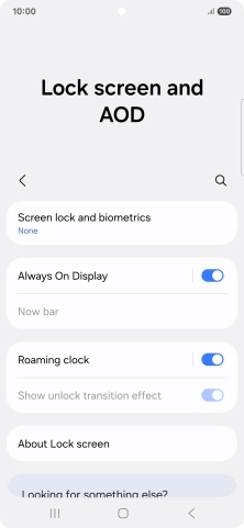 Press the Home key to return to the home screen.