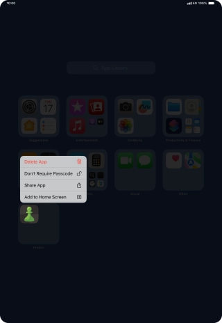Press Don't Require Passcode.